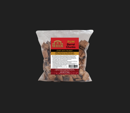 Pure Distilling Rum Barrel Chunks 500g