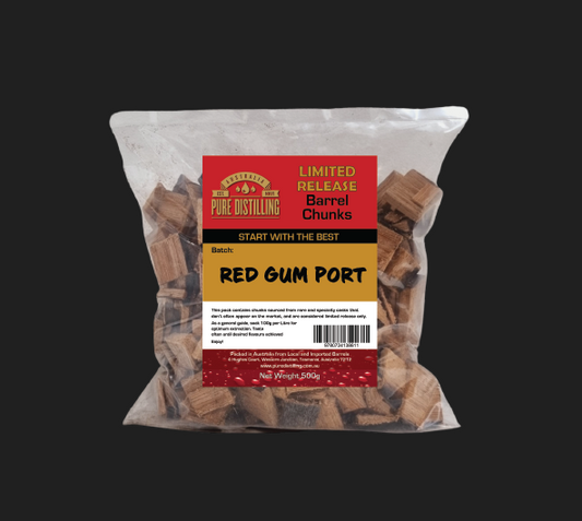Pure Distilling Limited Release (Red Gum Port) Barrel Chunks 500g