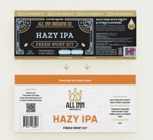 ALL INN HAZY IPA Fresh Wort Kit