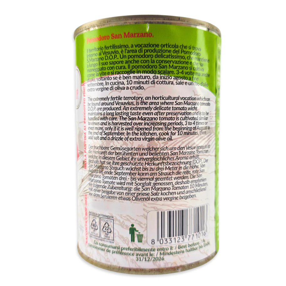 400g Canned San Marzano Tomatoes DOP - Agrigenus (Italy)
