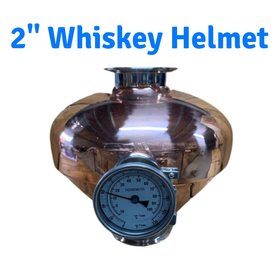 Type A Copper: 2″ Copper Whiskey Helmet – 99.9% Pure Copper