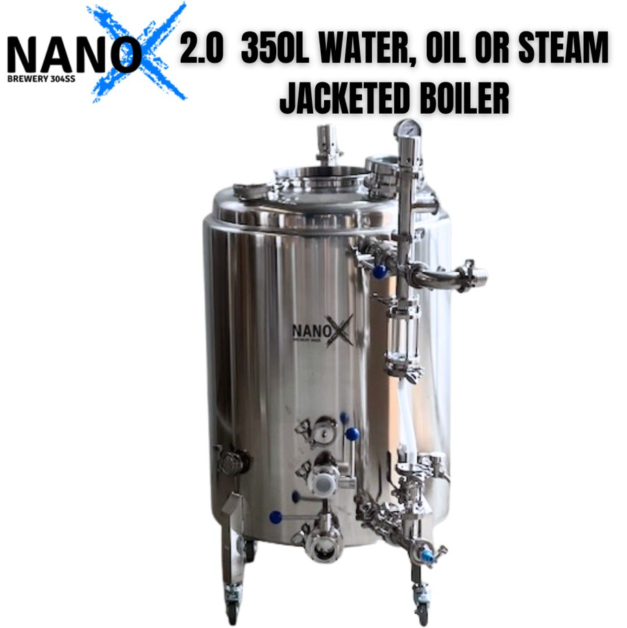 NANO – X 2.0 350L Water, Oil or Steam Jacketed Distilling/Wort Boiler