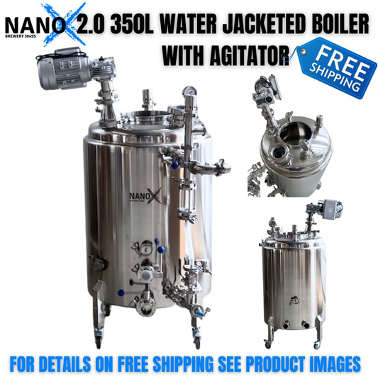 NANO-X 2.0 350L Water, Oil or Steam Jacketed Boiler with Agitator
