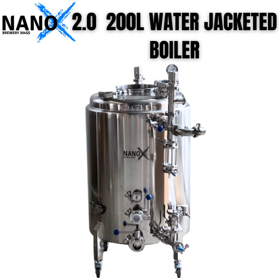 NANO – X 2.0 200L Water, Oil or Steam Jacketed Distilling/Wort Boiler