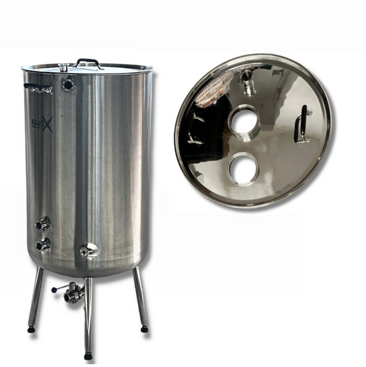 NANO – X 270L Dished Boiler Kettle with 304SS 1.5mm Thick Domed Lid