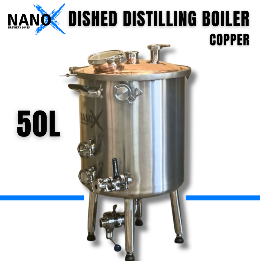NANO-X 50L Dished Copper Top Boiler