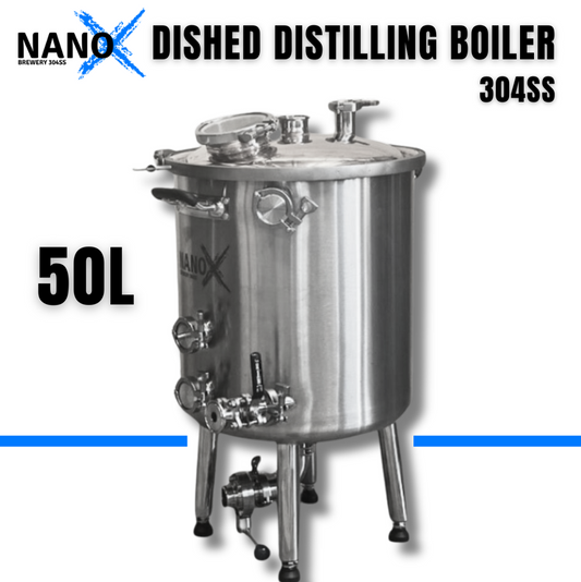 NANO-X 50L Dished 304SS Top Boiler