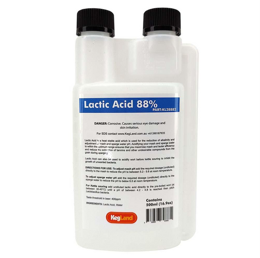 Lactic Acid 88% - pH Adjuster (500ml) 16oz