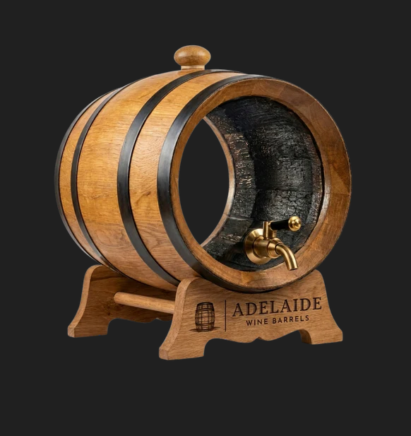 15L Glass Head American Oak Barrel (Medium Char)