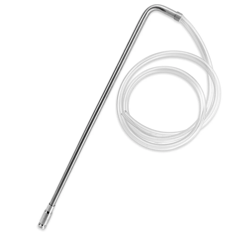 57cm Stainless Siphon with 1.5m Heavy Duty Silicone Tube (10mm ID)