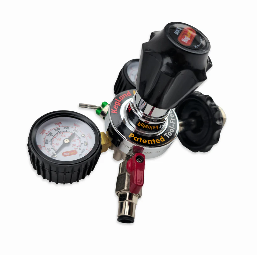Type 30 - MK5 CO2 Regulator - Tool-Free - Dual Gauge (4.5bar PRV & 65psi Gauge)
