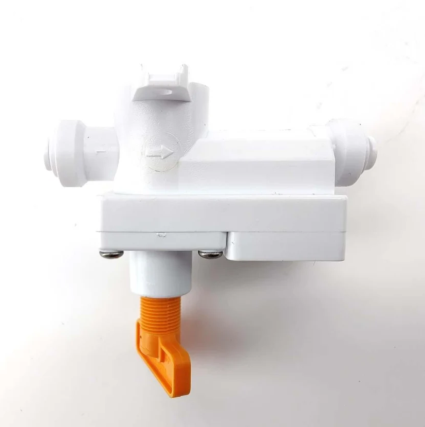 6.35mm duotight - Inline Regulator with integrated gauge 0-150psi (1/4')