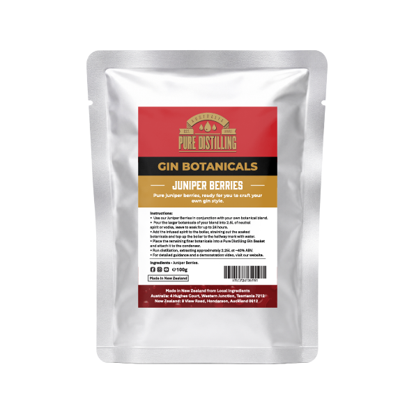 Pure Distilling Botanical Juniper Berries 100g