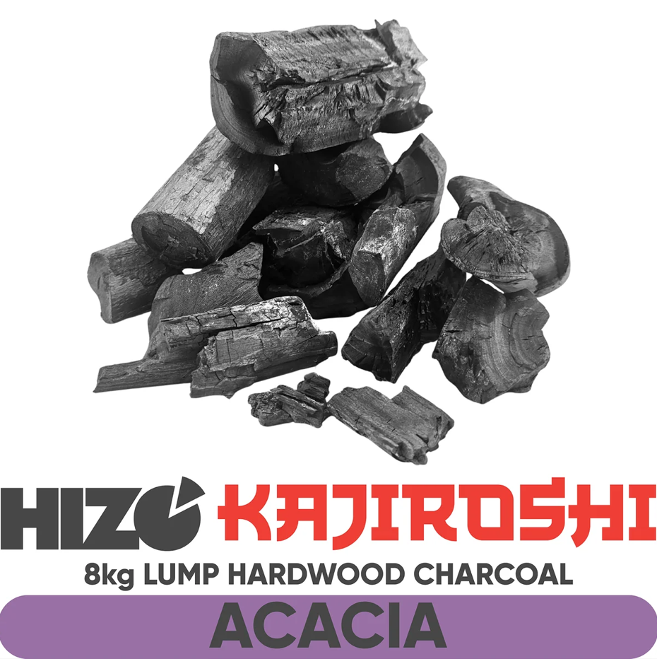 HIZO Kajiroshi - Lump Charcoal 8kg - Hardwood Acacia