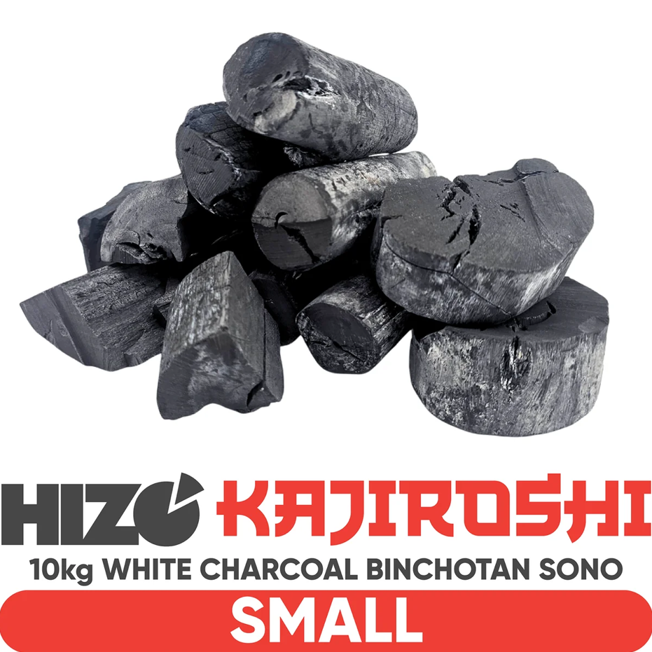 HIZO Kajiroshi - White Charcoal 10kg - Binchotan Sono - Small