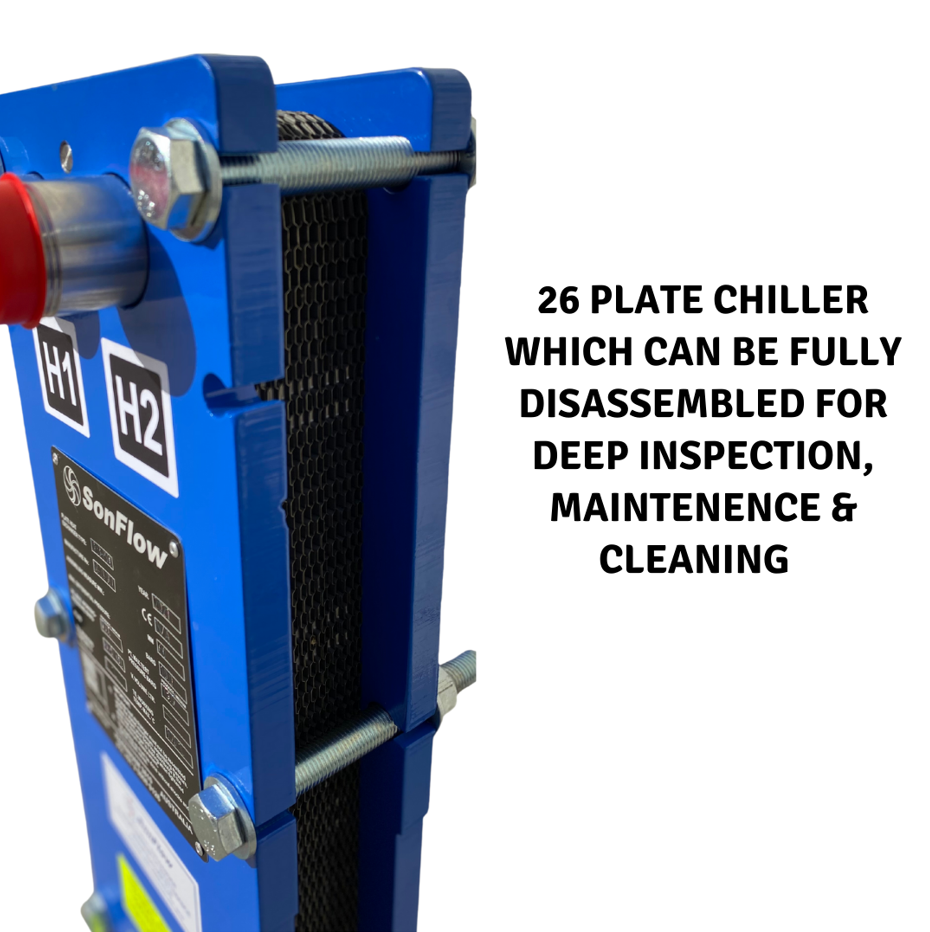 SonFlow 26 Plate Gasketed Wort Chiller