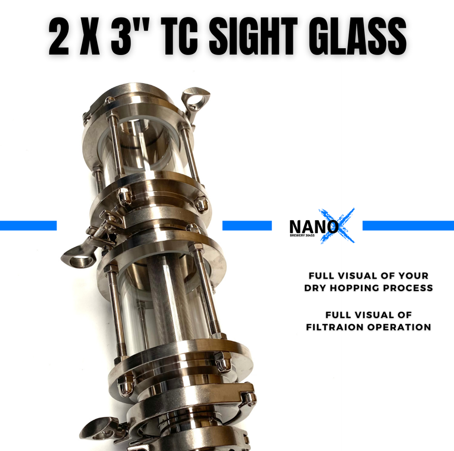 NANO-X 3″ Hop Injector / Hot Side Filter / Cold Side Filter