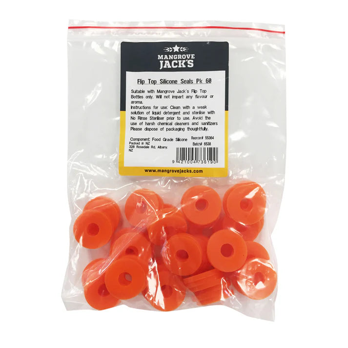 Silicone Seals for Flip Top Bottles x 60