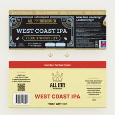 ALL INN WEST COAST IPA Fresh Wort Kit