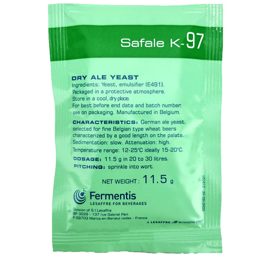 SafAle K-97 Yeast - 11.5g packets