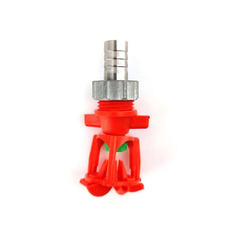 Little Red Spitfire - Low Volume CIP Spinning Spray Rotor (stainless swivel nut and barb)