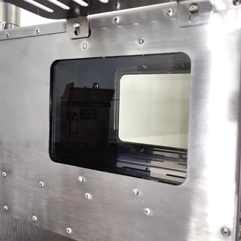 Portable Camping Wood Fire Stove Set (side rack, glove,fire hook and carry bag)