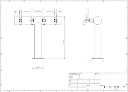 ULTRA T Font Quadruple Fastap Kit