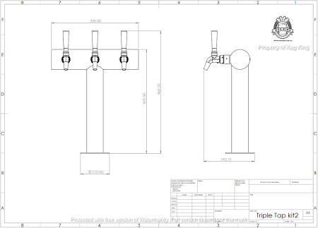 ULTRA T Font Triple Fastap Kit